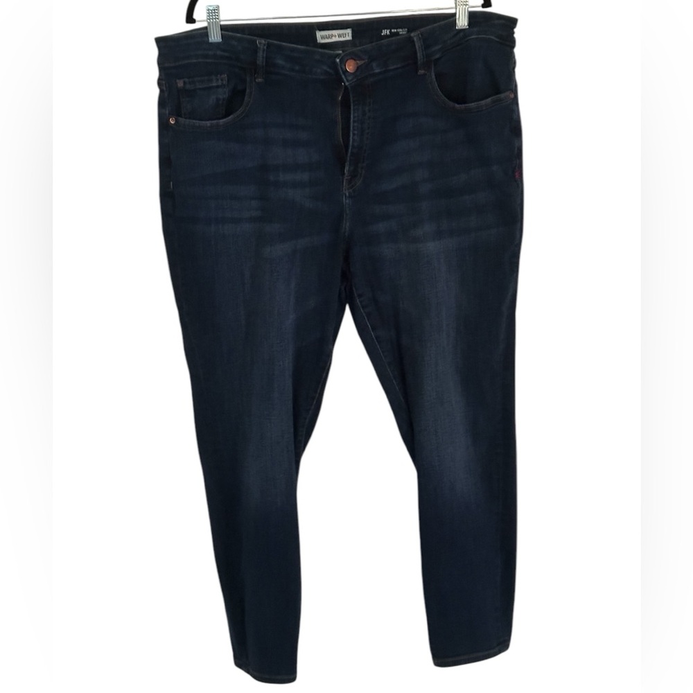 WARP+WEFT NYC JFK SKINNY BLUE JEANS